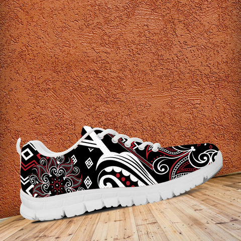 Image of Mandala Running Shoes Red and White