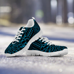 Mandala Running Shoes Turquoise White