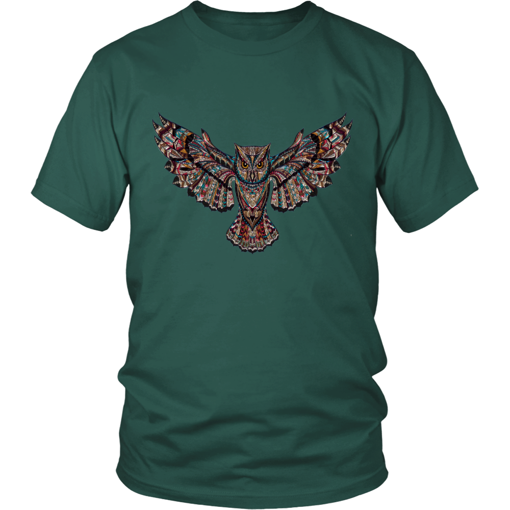 Colorful Owl District Unisex T-Shirt