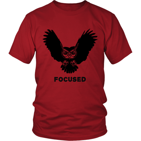 Focused Owl District Unisex T-Shirt