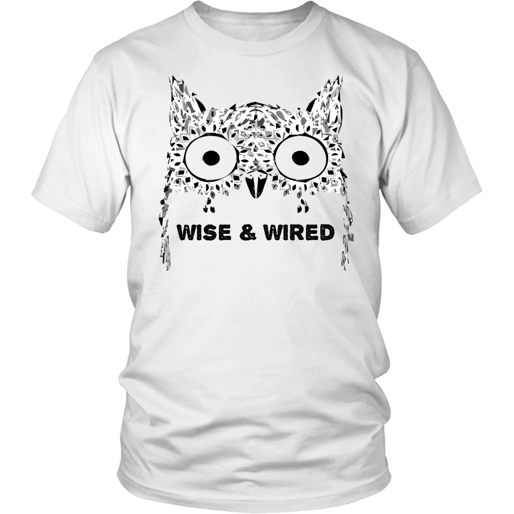 Wise & Wired Owl District Unisex T-Shirt