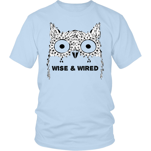 Image of Wise & Wired Owl District Unisex T-Shirt