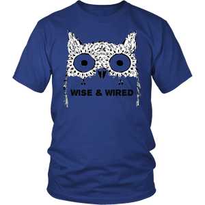 Wise & Wired Owl District Unisex T-Shirt