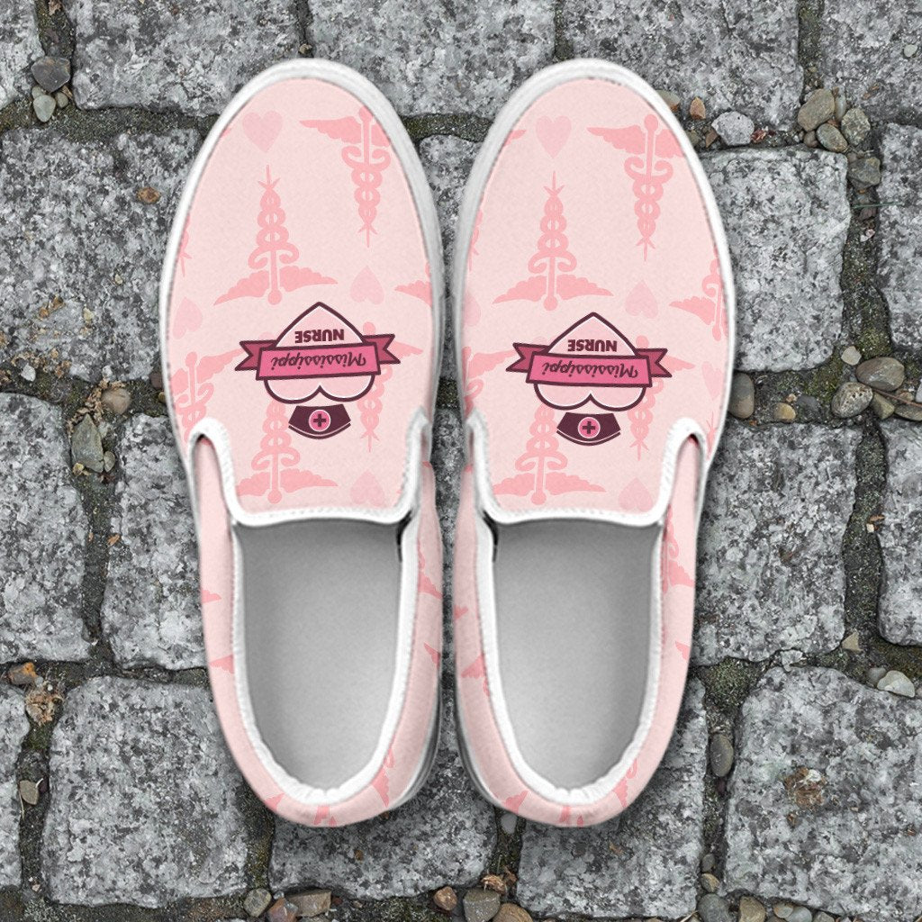 Mississippi Nurse Slip On Shoes Pink