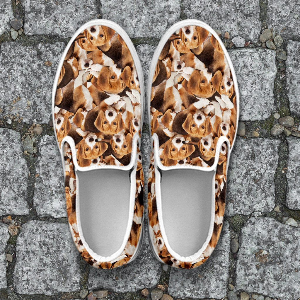 Beagles Slip On Shoes