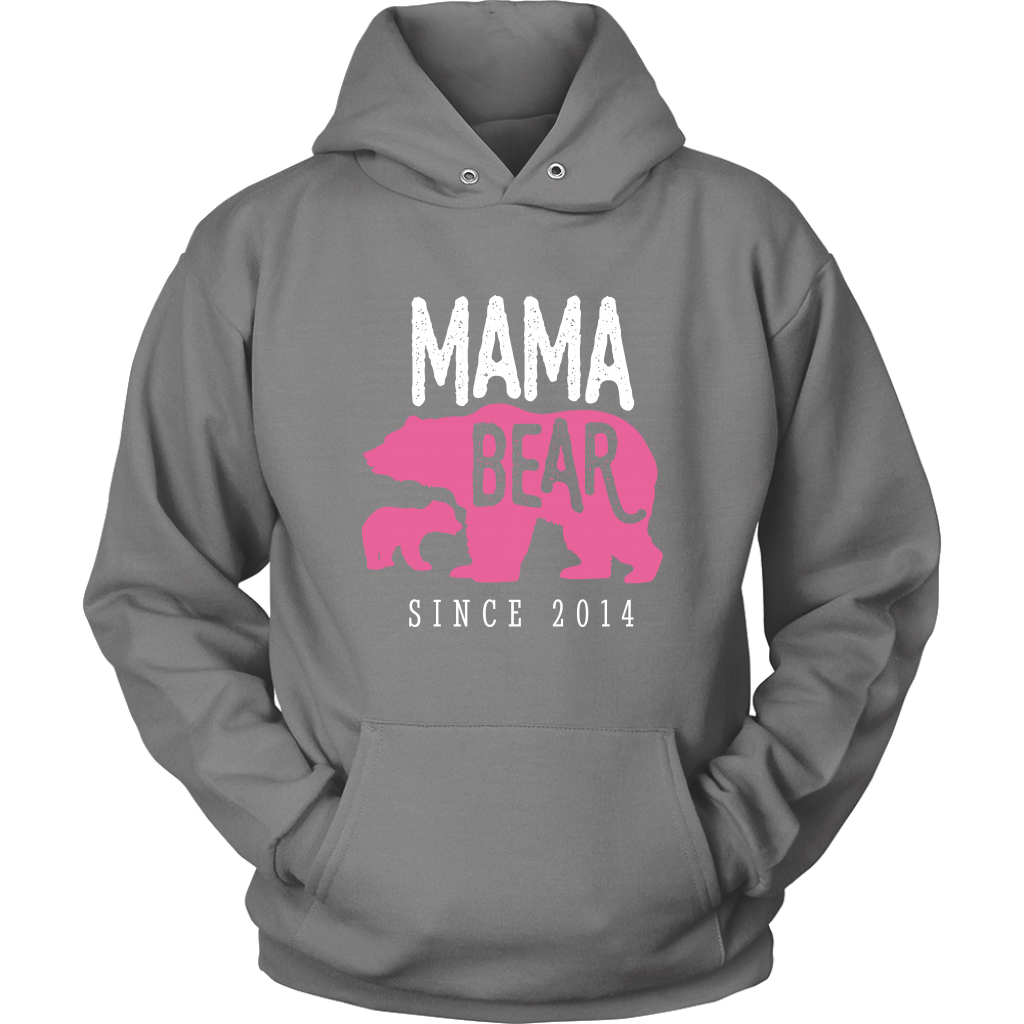 Mama Bear Since 2014 Hoodie Sweatshirt