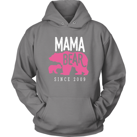 Image of Mama Bear Since 2009 Hoodie Sweatshirt