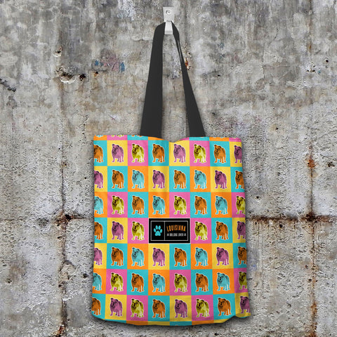 Image of Louisiana Bulldog Lover Tote Bag