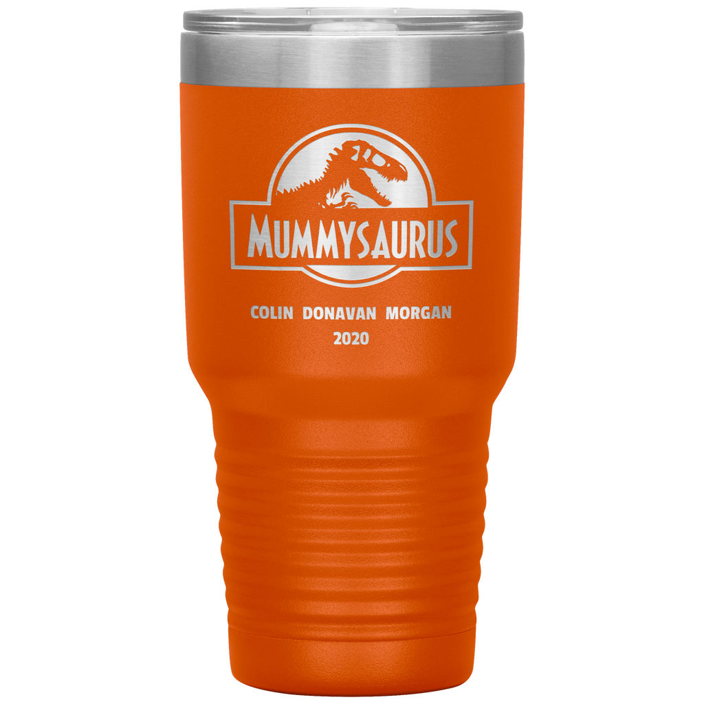 Mummysaurus Personalized Tumbler