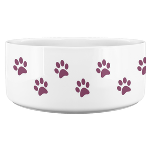 Personalized Ceramic Cat Bowl