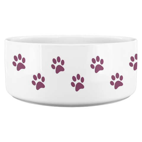 Personalized Ceramic Cat Bowl