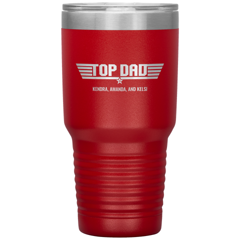 Image of Top Dad Personalized Tumbler