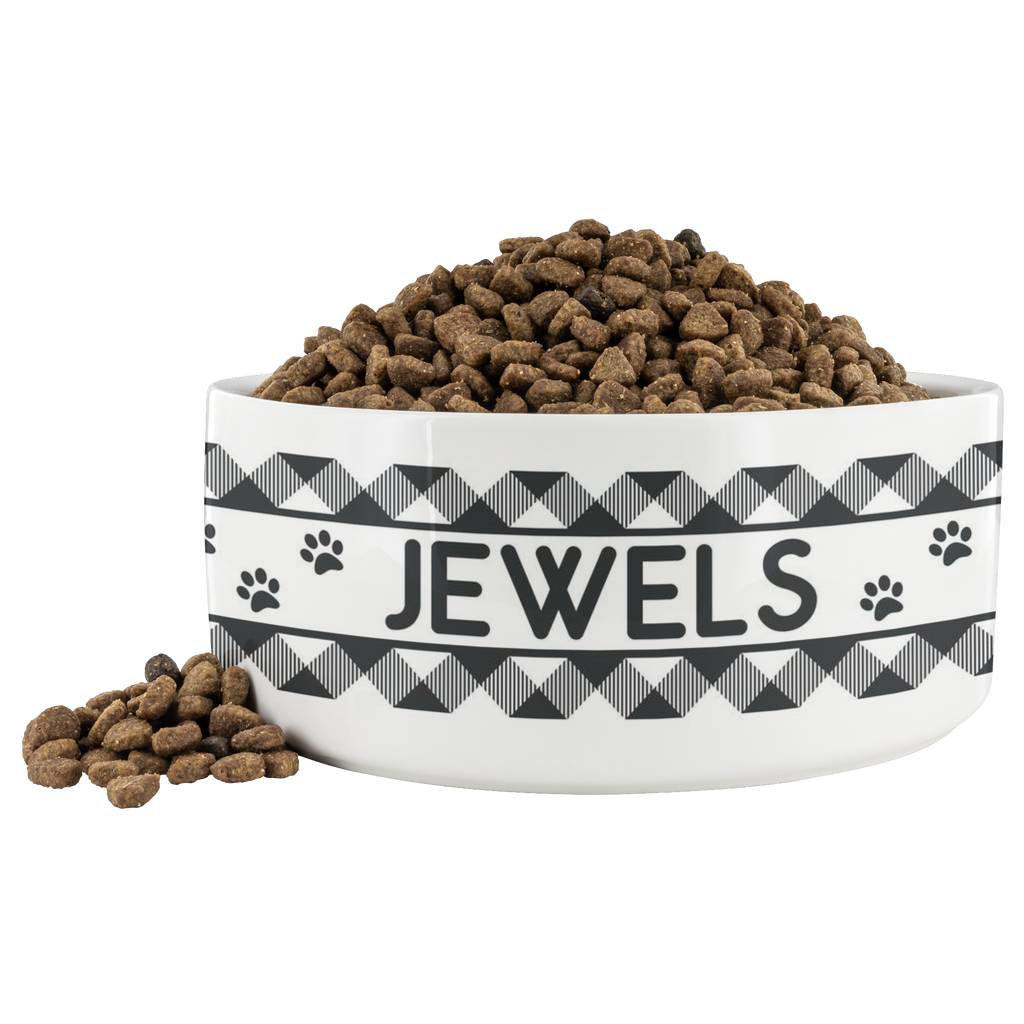 Ceramic Dog Bowl Jewels