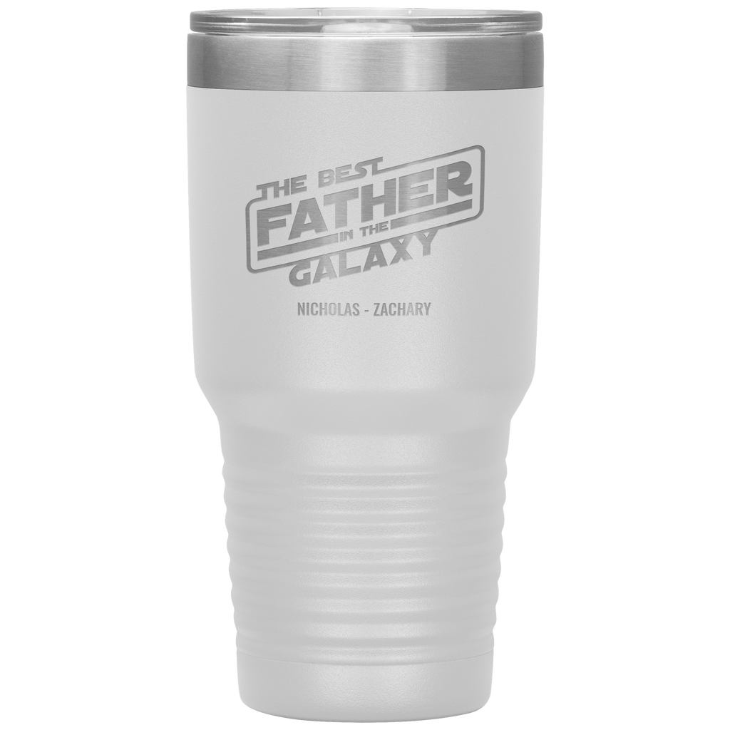 The Best Father In The Galaxy Personalized Tumbler