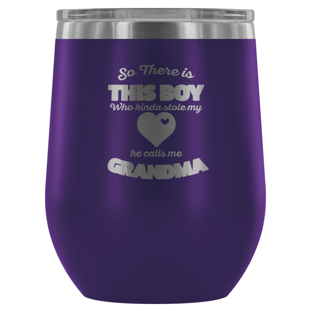 So There Is This Boy Who Stole My Heart Wine Tumbler